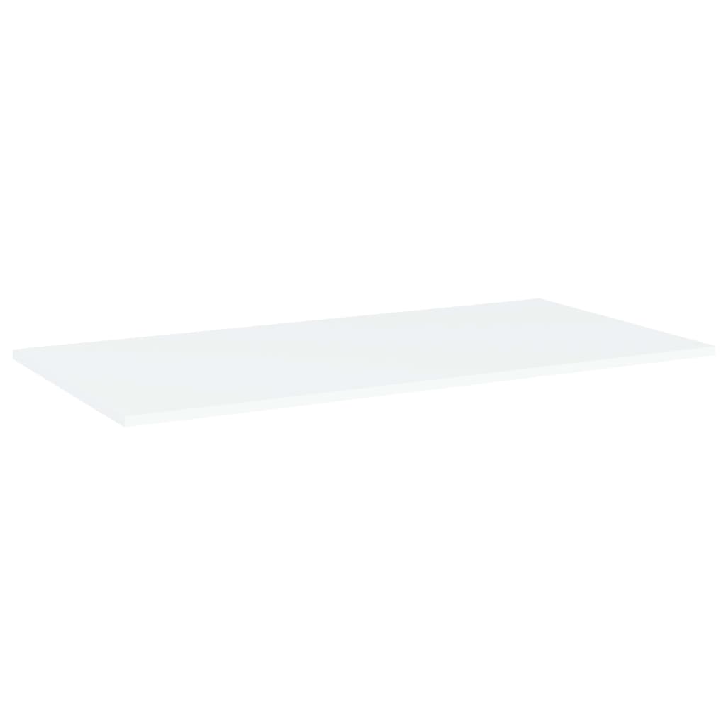 Ripiani per Libreria 4pz Bianchi 100x50x1,5cm Legno Multistrato