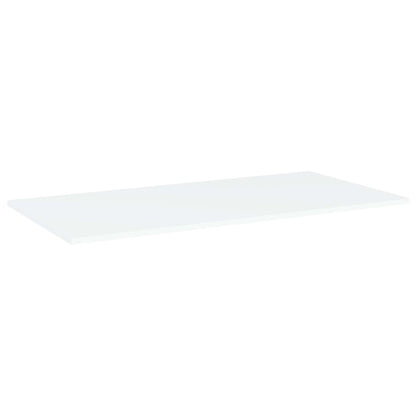 Ripiani per Libreria 4pz Bianchi 100x50x1,5cm Legno Multistrato