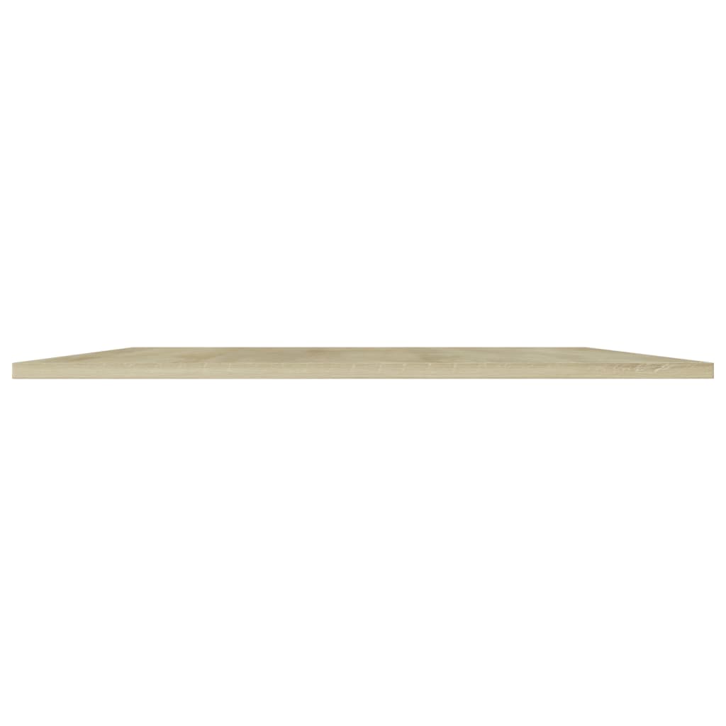 Ripiani per Libreria 4pz Rovere Sonoma 100x50x1,5cm Multistrato