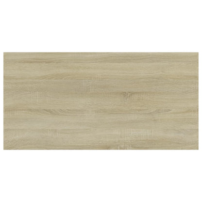 Ripiani per Libreria 4pz Rovere Sonoma 100x50x1,5cm Multistrato