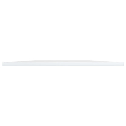 Ripiani per Libreria 4pz Bianco Lucido 100x50x1,5cm Multistrato