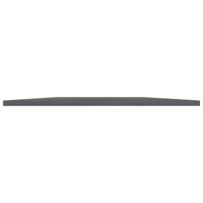 Ripiani per Libreria 4pz Grigio Lucido 100x50x1,5cm Multistrato