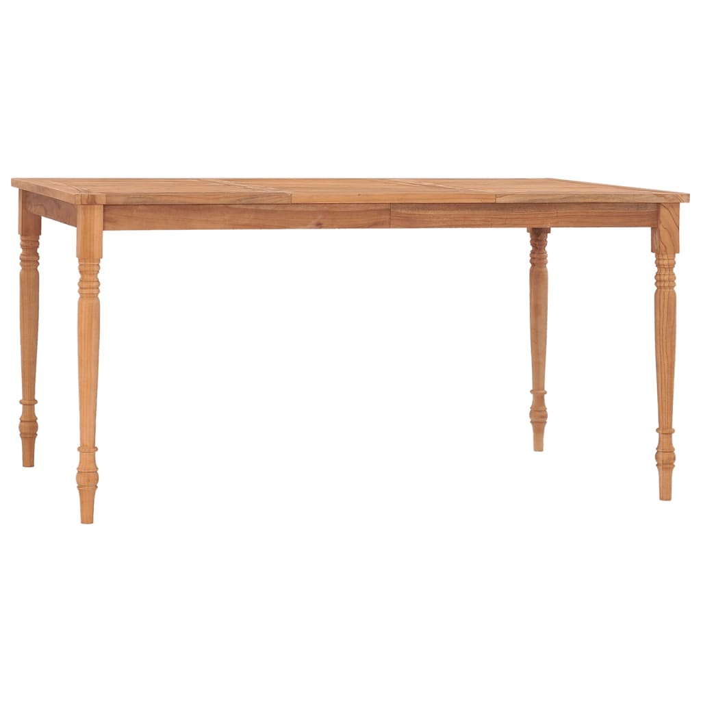 Tavolo Batavia 150x90x75 cm in Legno Massello di Teak