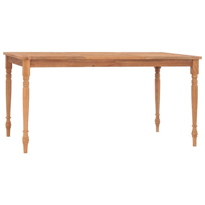 Tavolo Batavia 150x90x75 cm in Legno Massello di Teak