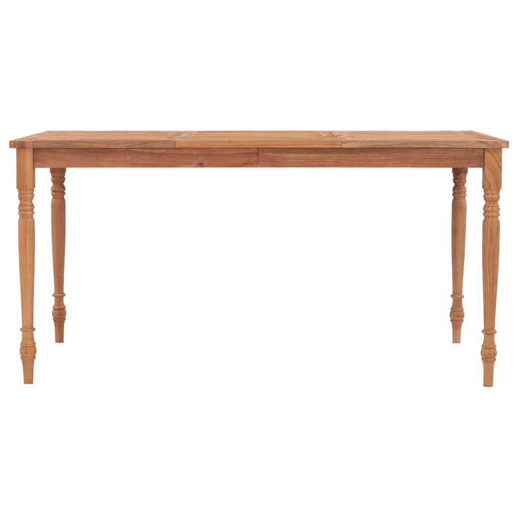 Tavolo Batavia 150x90x75 cm in Legno Massello di Teak