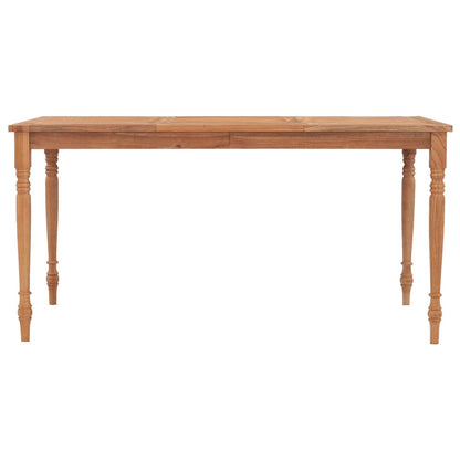 Tavolo Batavia 150x90x75 cm in Legno Massello di Teak