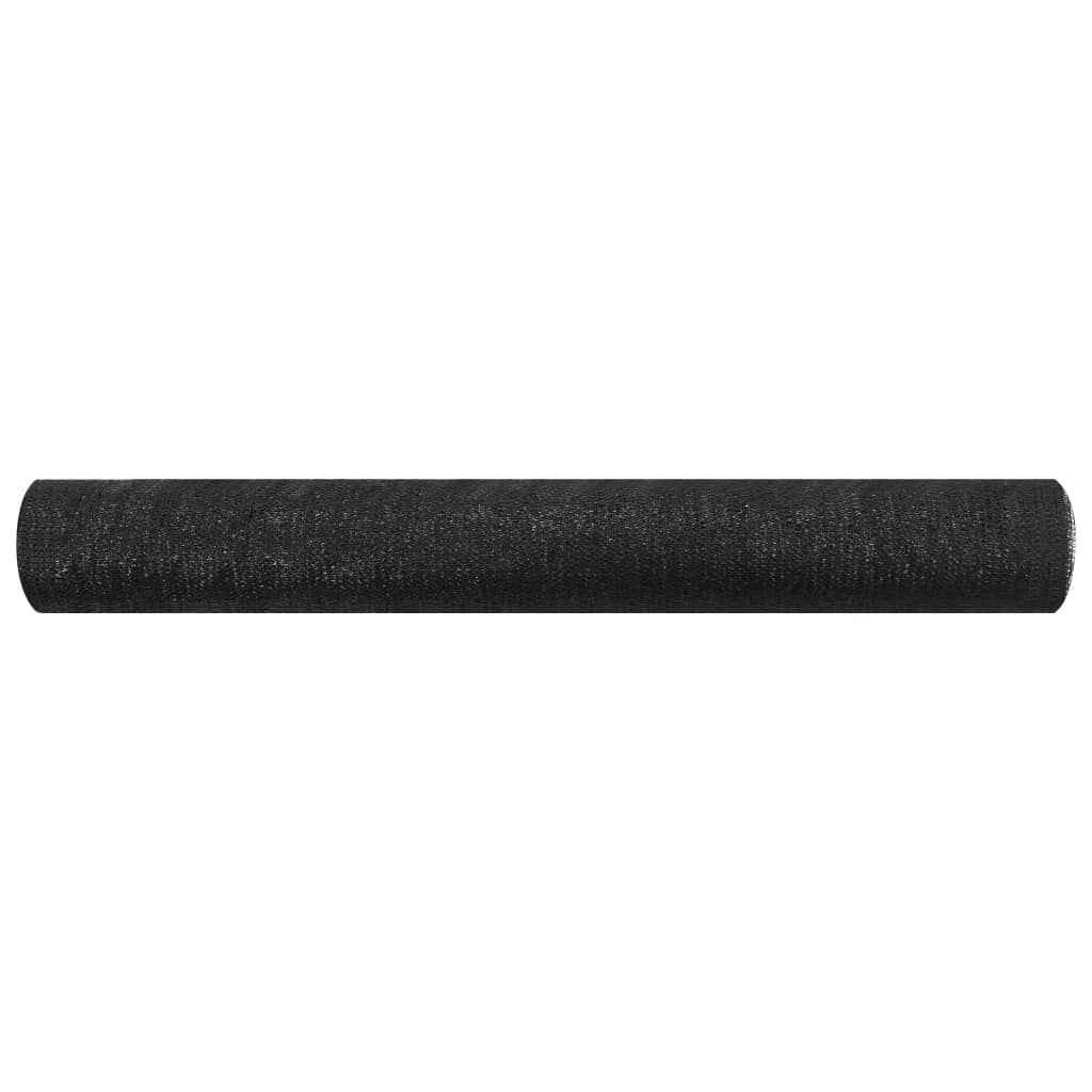 Rete per Privacy Nera 1x25 m in HDPE 75 g/mÂ²