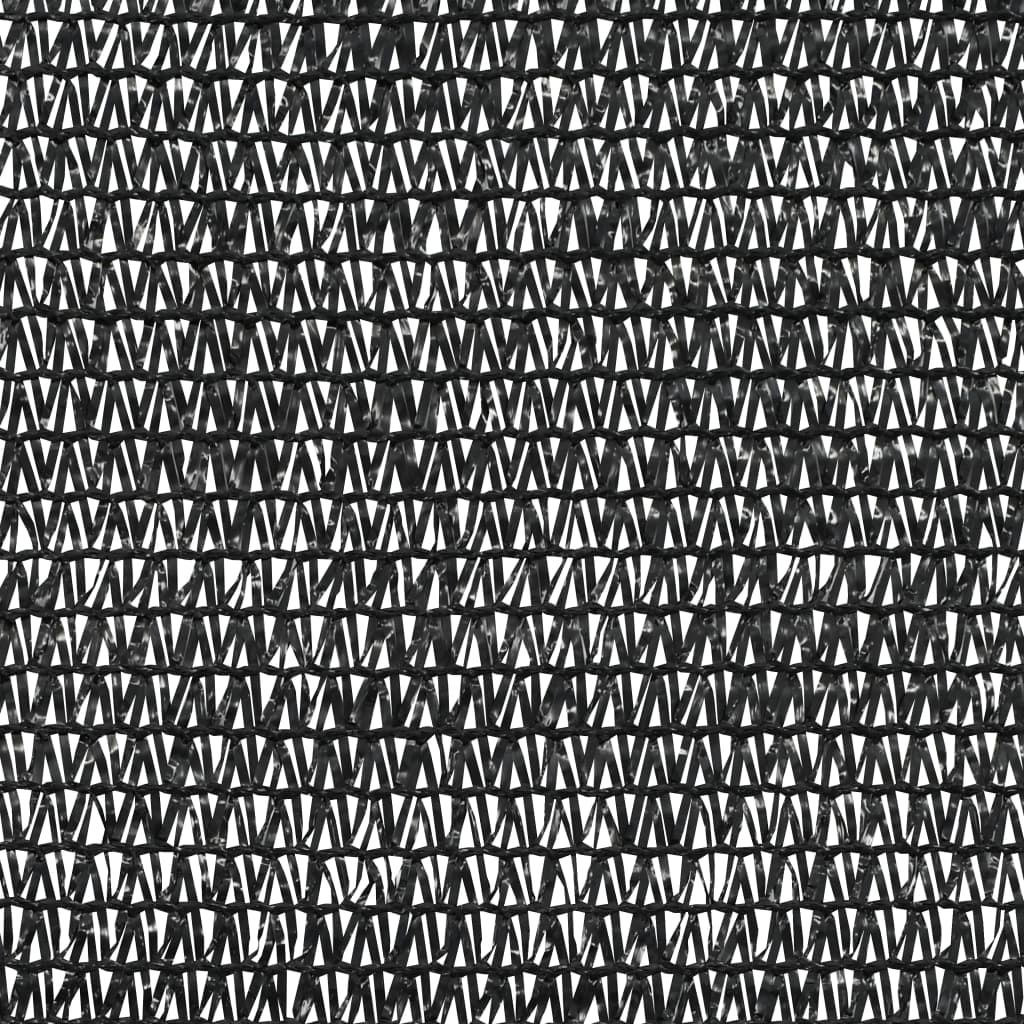 Rete per Privacy Nera 1,2x10 m in HDPE 75 g/mÂ²