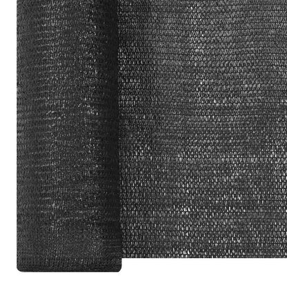 Rete per Privacy Nera 1x50 m in HDPE 150 g/mÂ²
