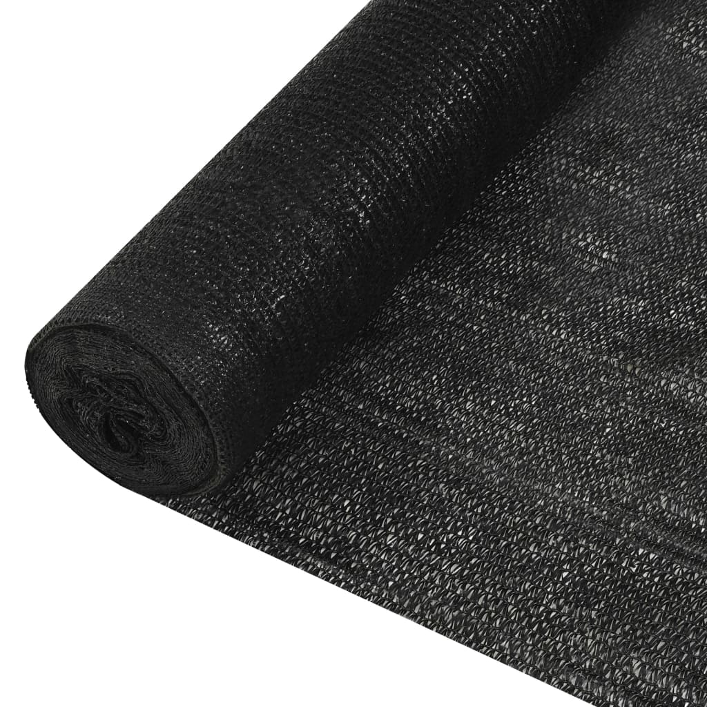 Rete per Privacy Nera 3,6x25 m in HDPE 150 g/mÂ²