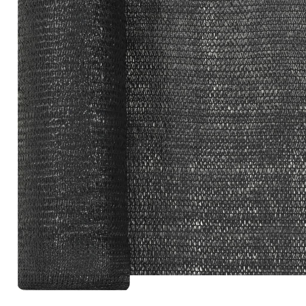 Rete per Privacy Nera 1x10 m in HDPE 195 g/mÂ²