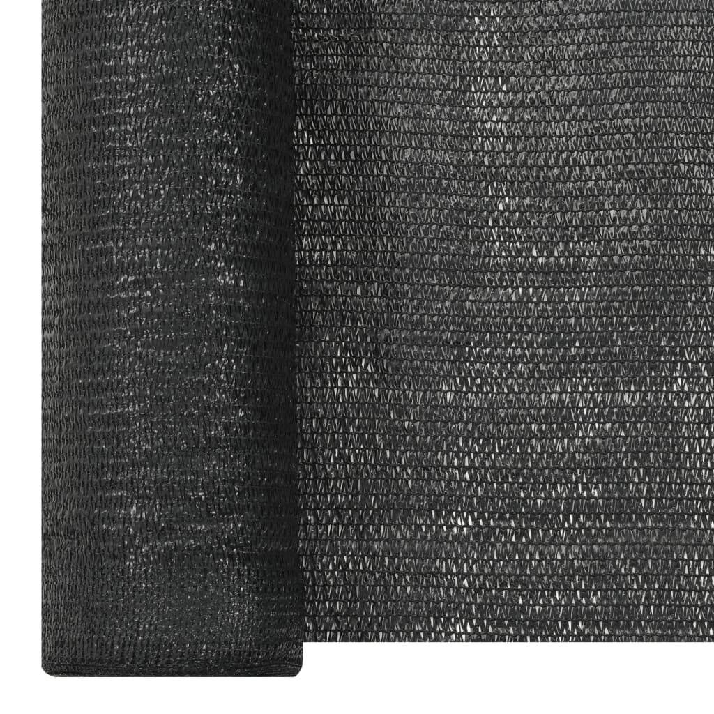 Rete per Privacy Nera 1x50 m in HDPE 195 g/mÂ²