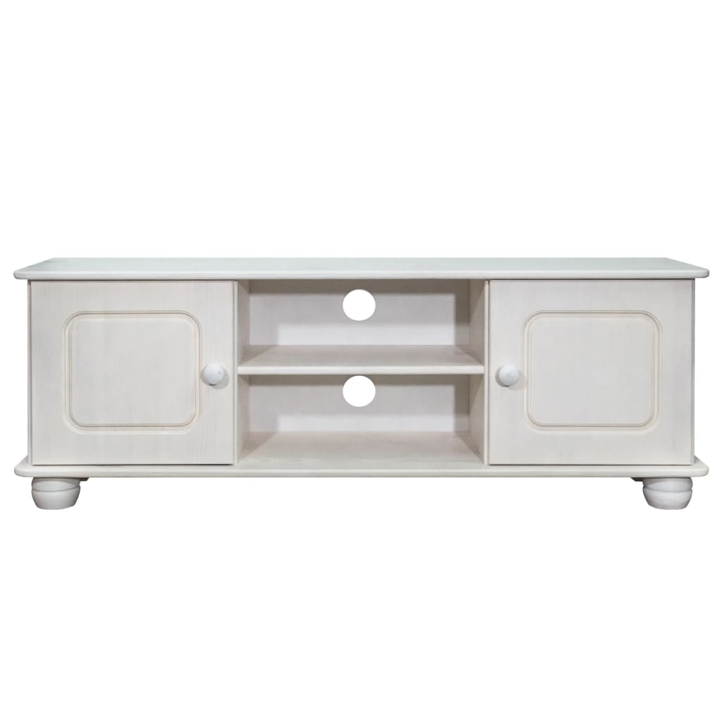 Mobile Porta TV 115x29x40 cm in Legno Massello di Pino