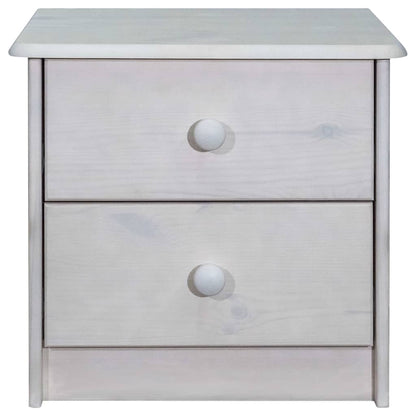 Comodino 43x34x40 cm in Legno Massello di Pino