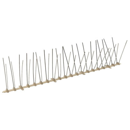 Set Dissuasori per Uccelli e Piccioni 20 pz 4 File 10 m