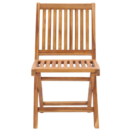 Sedie da Giardino 2 pz con Cuscini Beige in Massello di Teak