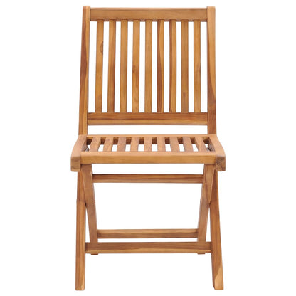 Sedie da Giardino 2 pz con Cuscini Neri in Massello di Teak