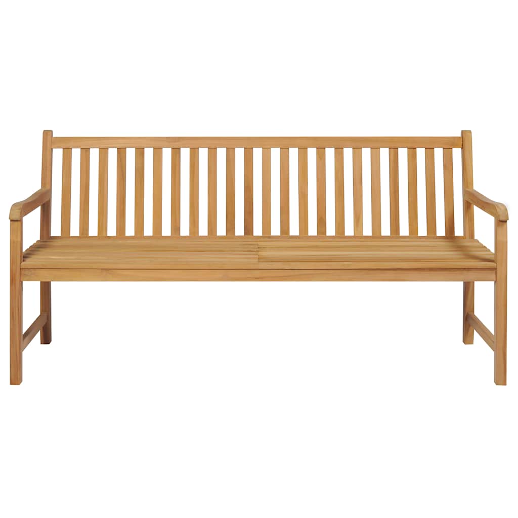 Panca da Giardino con Cuscino Talpa 175 cm in Legno di Teak