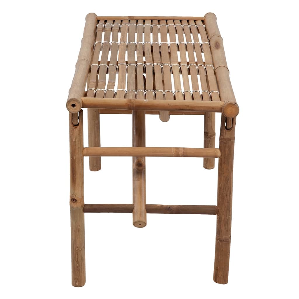 Panca da Giardino Pieghevole con Cuscino 118 cm in BambÃ¹