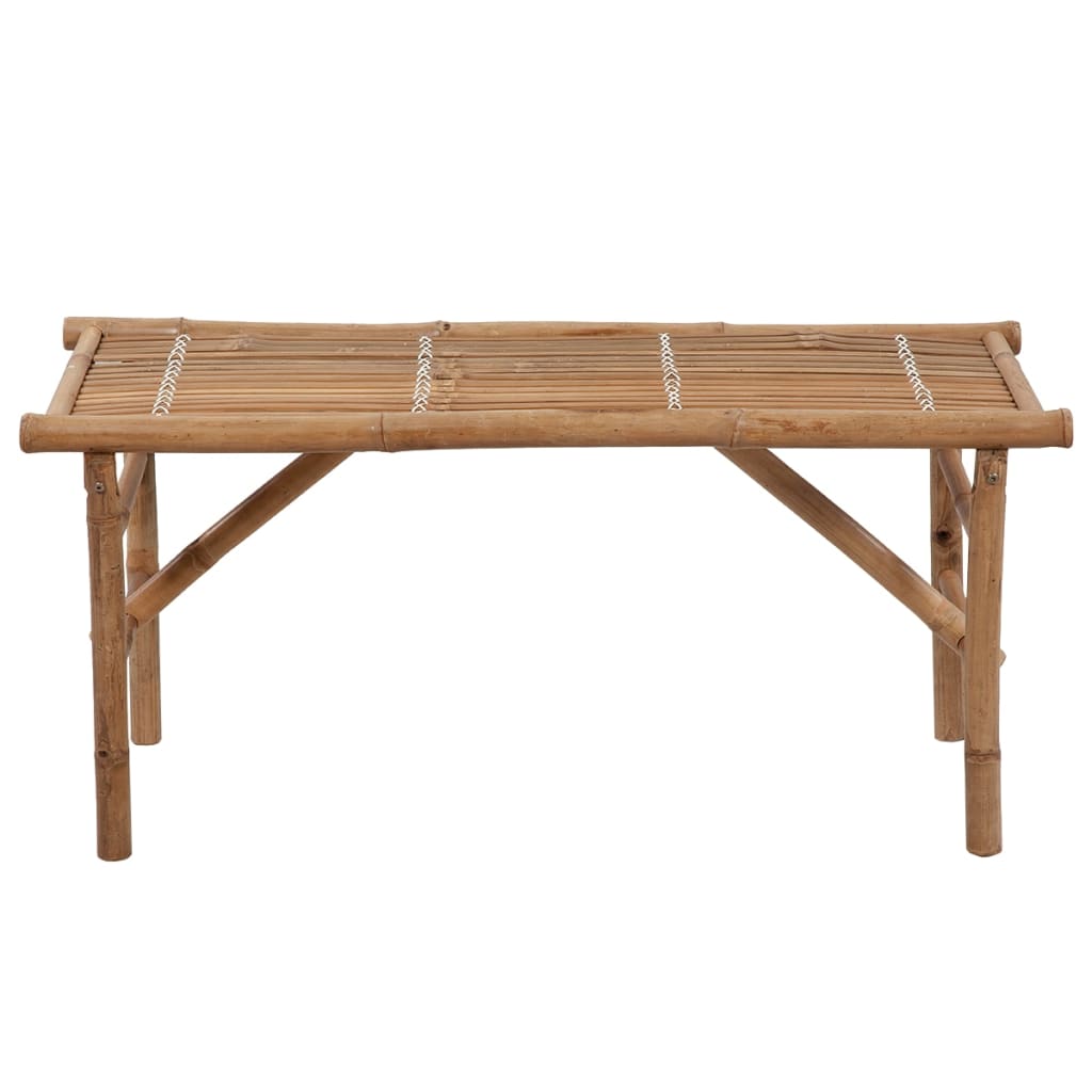 Panca da Giardino Pieghevole con Cuscino 118 cm in BambÃ¹