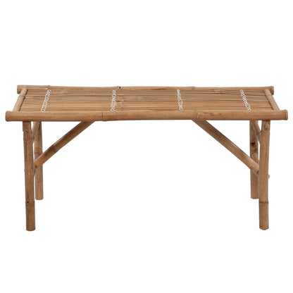Panca da Giardino Pieghevole con Cuscino 118 cm in BambÃ¹