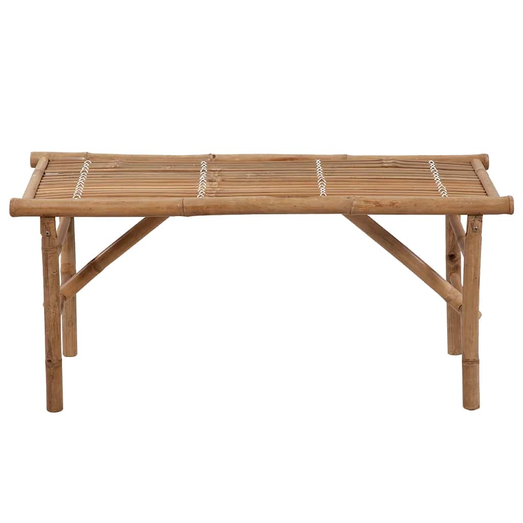 Panca da Giardino Pieghevole con Cuscino 118 cm in BambÃ¹