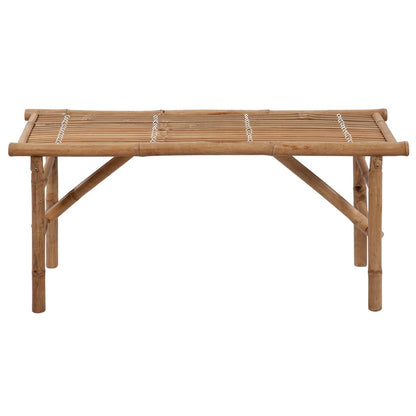 Panca da Giardino Pieghevole con Cuscino 118 cm in BambÃ¹