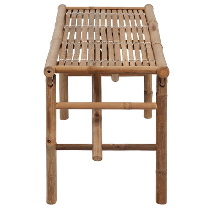 Panca da Giardino Pieghevole con Cuscino 118 cm in BambÃ¹