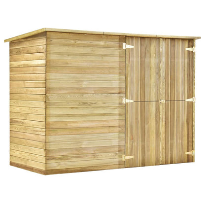 Capanno Giardino per Biciclette 232x110x170 cm Pino Impregnato
