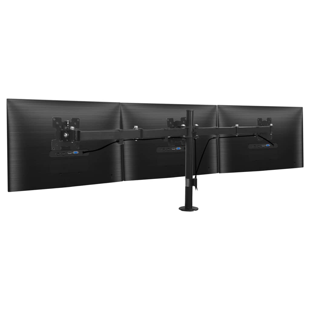 Supporto da Scrivania Triplo per Monitor 13"-23"
