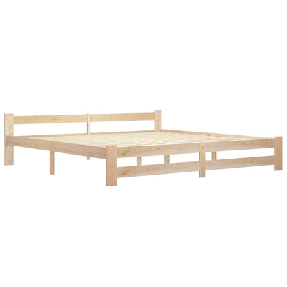 Giroletto senza Materasso 200x200 cm in Legno Massello Pino