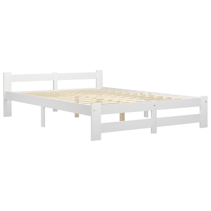 Dormeuse Estraibile senza Materasso Bianca Legno Pino 120x200cm