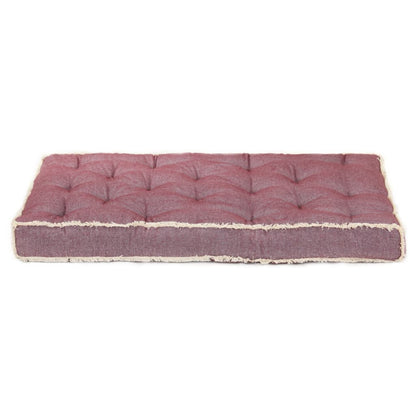 Cuscino per Divano in Pallet Rosso Bordò 120x80x10 cm