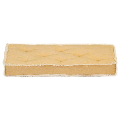 Cuscino per Divano in Pallet Giallo 73x40x7 cm