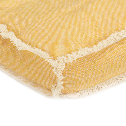 Cuscino per Divano in Pallet Giallo 73x40x7 cm