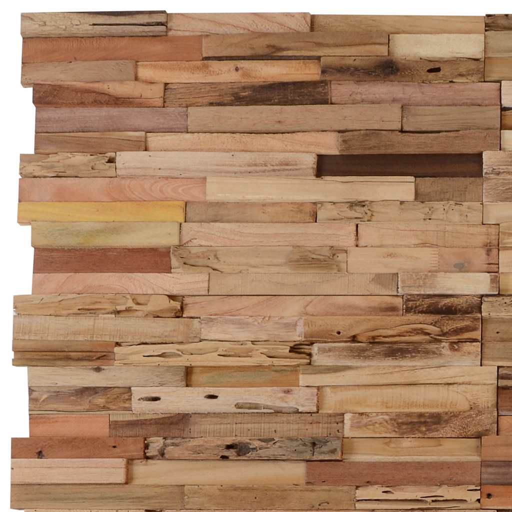 Pannelli per Pareti 10 pz 1,03 m² in Legno Massello di Recupero