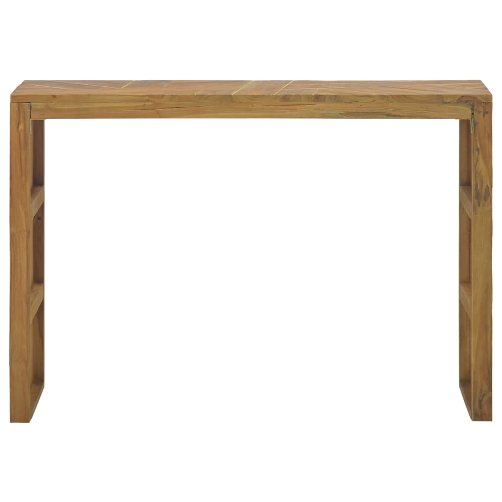 Tavolo Consolle 110x35x75 cm in Legno Massello di Teak
