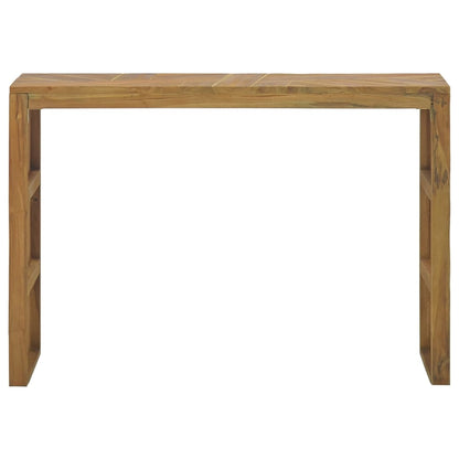 Tavolo Consolle 110x35x75 cm in Legno Massello di Teak