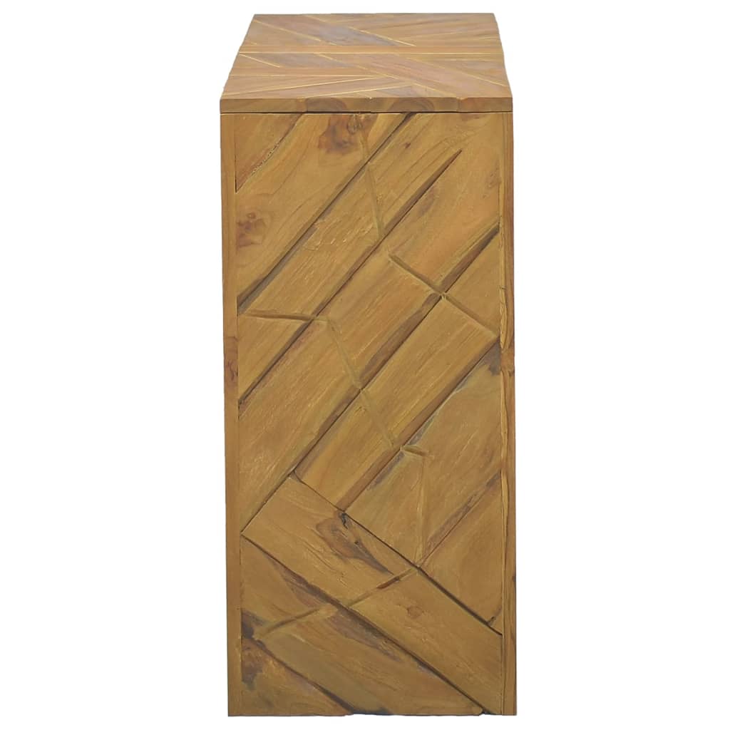 Tavolo Consolle 110x35x75 cm in Legno Massello di Teak