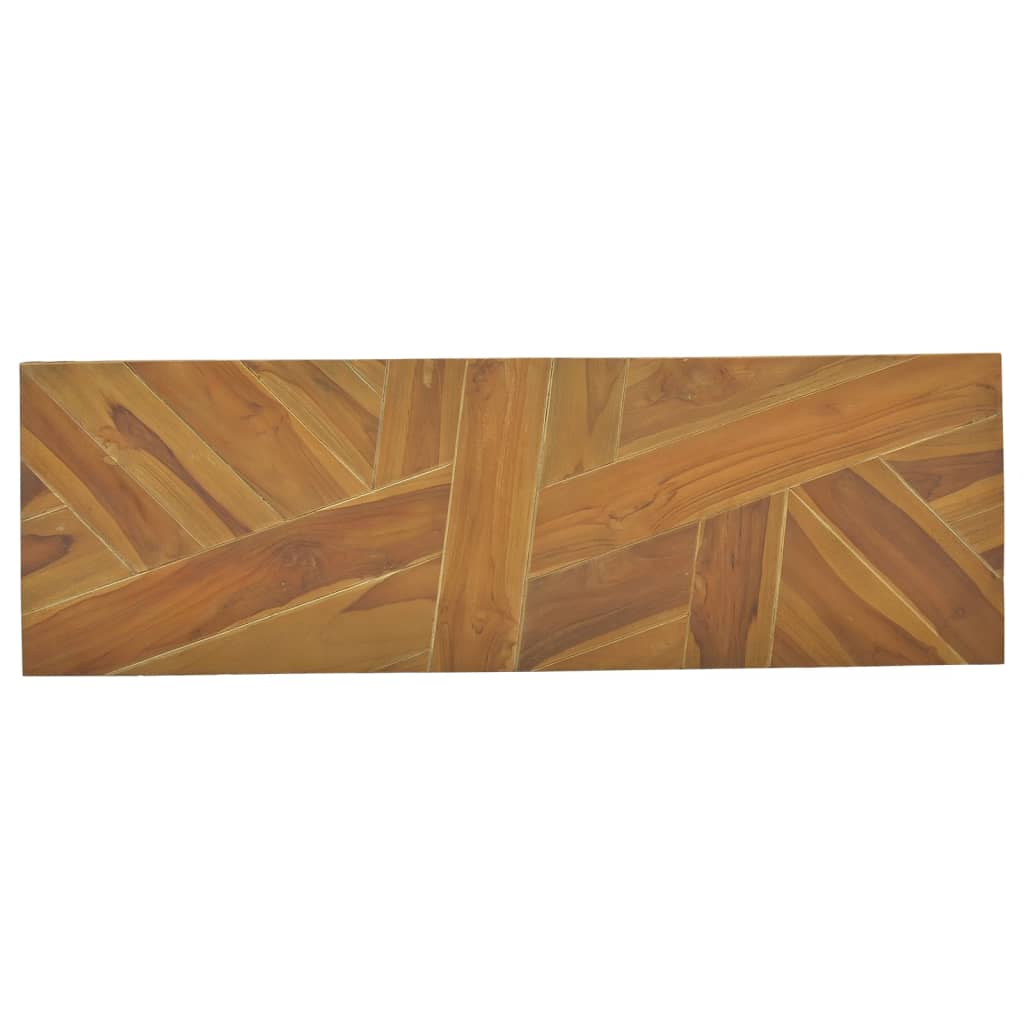 Tavolo Consolle 110x35x75 cm in Legno Massello di Teak