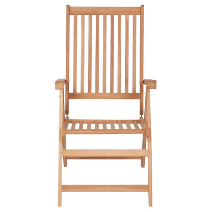 Sedie Reclinabili da Giardino 6 pz in Legno Massello di Teak