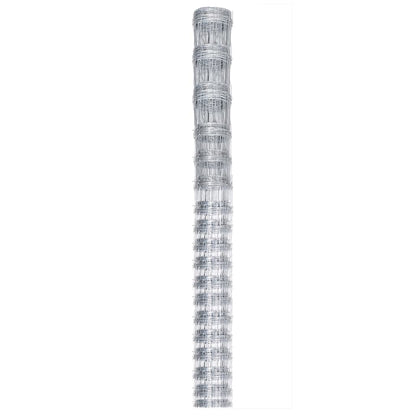 Recinzione da Giardino in Acciaio Zincato 50x1,25 m Argento