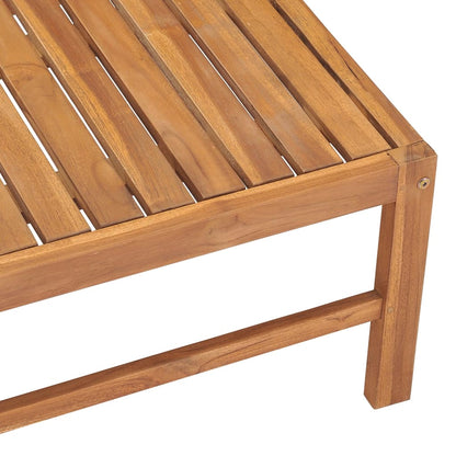Tavolino da Giardino 63x63x30 cm in Massello di Teak
