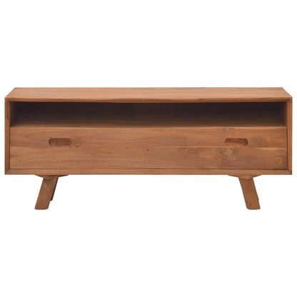 Mobile Porta TV 110x30x45 cm in Legno Massello di Teak