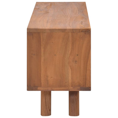 Mobile Porta TV 110x30x45 cm in Legno Massello di Teak