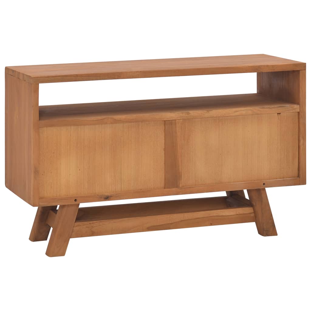 Mobile Porta TV 80x30x50 cm in Legno Massello di Teak