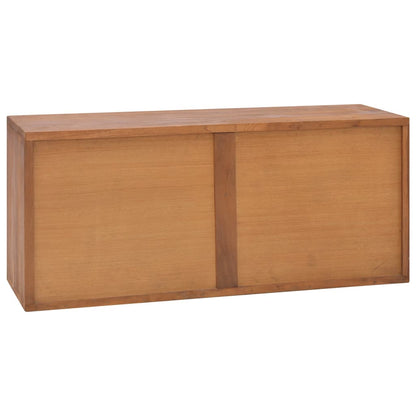 Mobile Porta TV 90x30x40 cm in Legno Massello di Teak