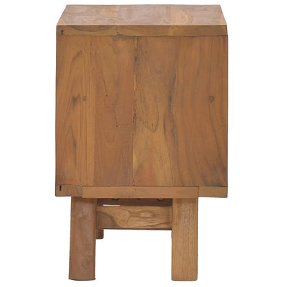 Comodino 40x30x45 cm in Legno Massello di Teak