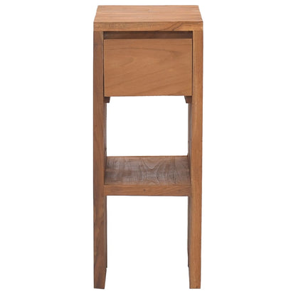 Comodino 20x35x50 cm in Legno Massello di Teak