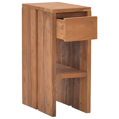 Comodino 20x35x50 cm in Legno Massello di Teak